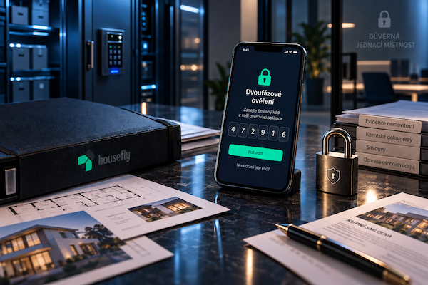 Ochrana dat v realitní kanceláři: přístupy, 2FA a GDPR Ochrana dat v realitní kanceláři: přístupy, 2FA a GDPR